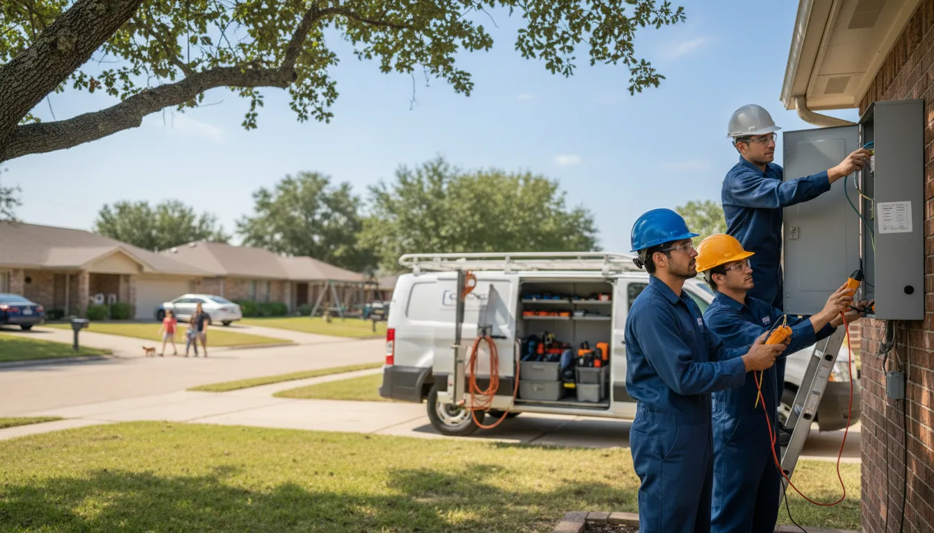 Certified electrician providing emergency electrical services in Custar, OH